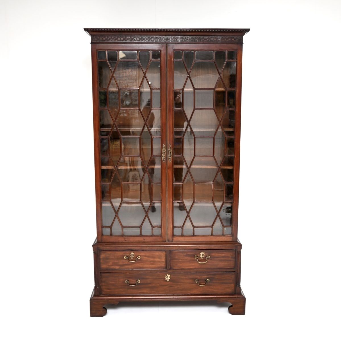 Antique Georgian Period Mahogany Bookcase photo furniture