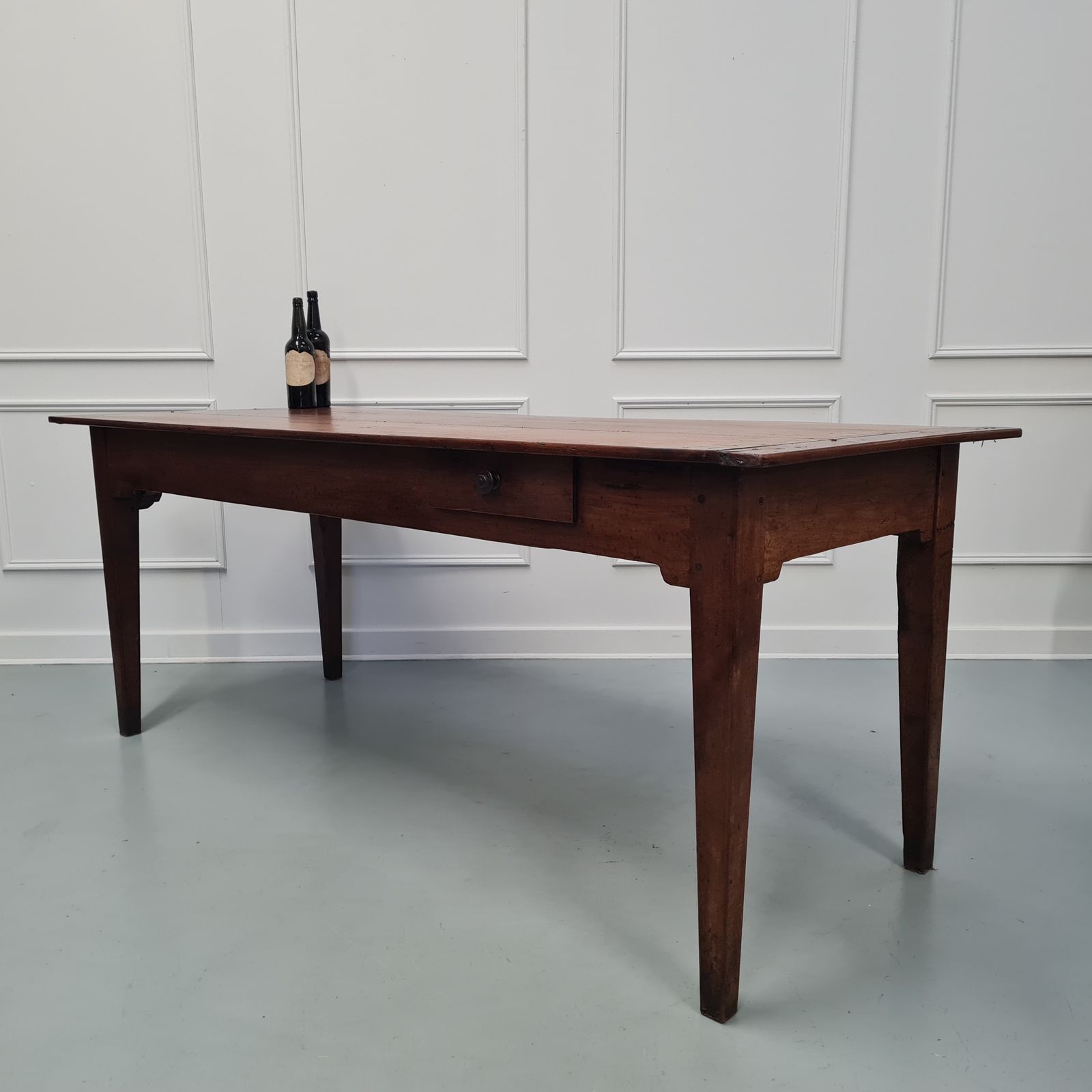 Fantastic Antique French Cherry Wood Farmhouse Table C1840  Free Delivery Eng/Wales
