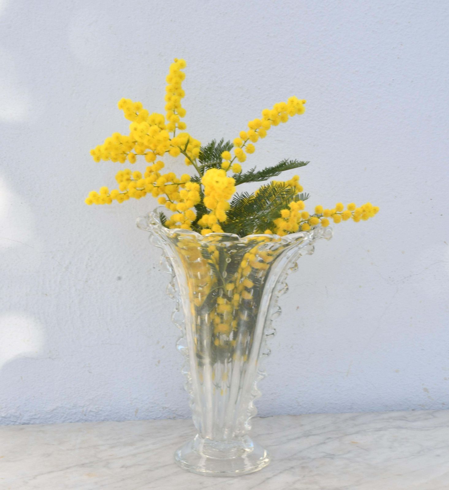 Art Decò Murano Bullicante Vase By Barovier & Toso, 1950s photo 983.0