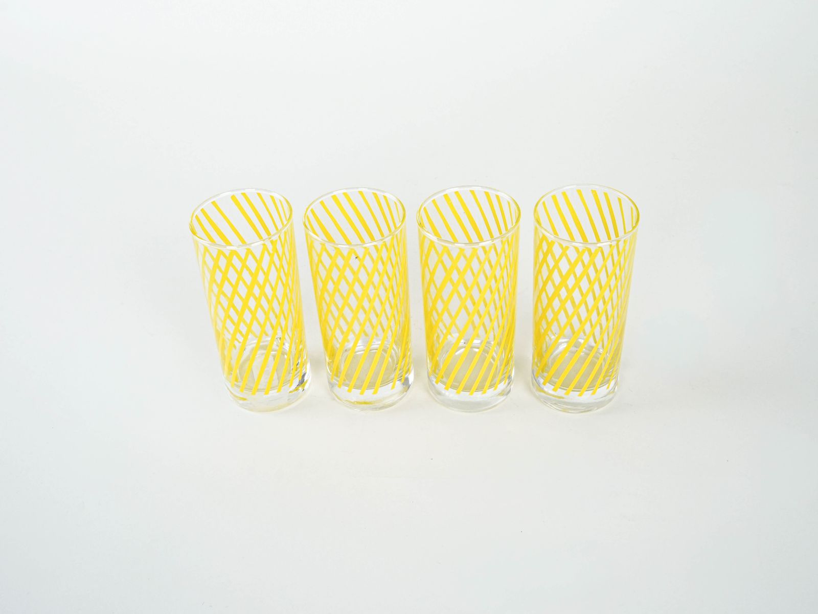 Set Of Highball Glasses, Italian Design, 1970s, Manufactured In Italy photo 259.0