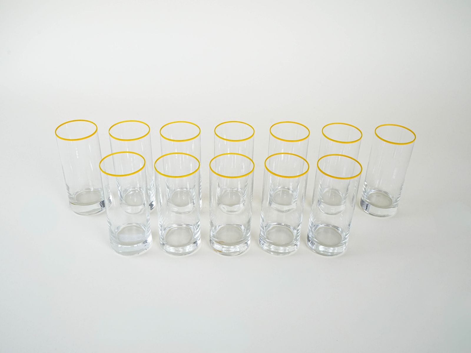 Set Of Highball Glasses, Italian Design, 1970s, Manufactured In Italy photo Home Decor