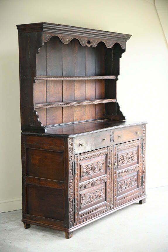 Traditional Antique Oak Country Dresser photo furniture