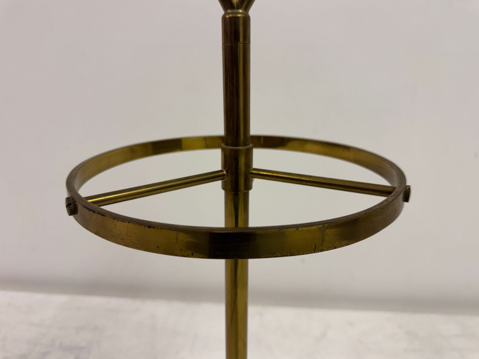 1950s Italian Brass And Iron Umbrella Stand photo Home Decor