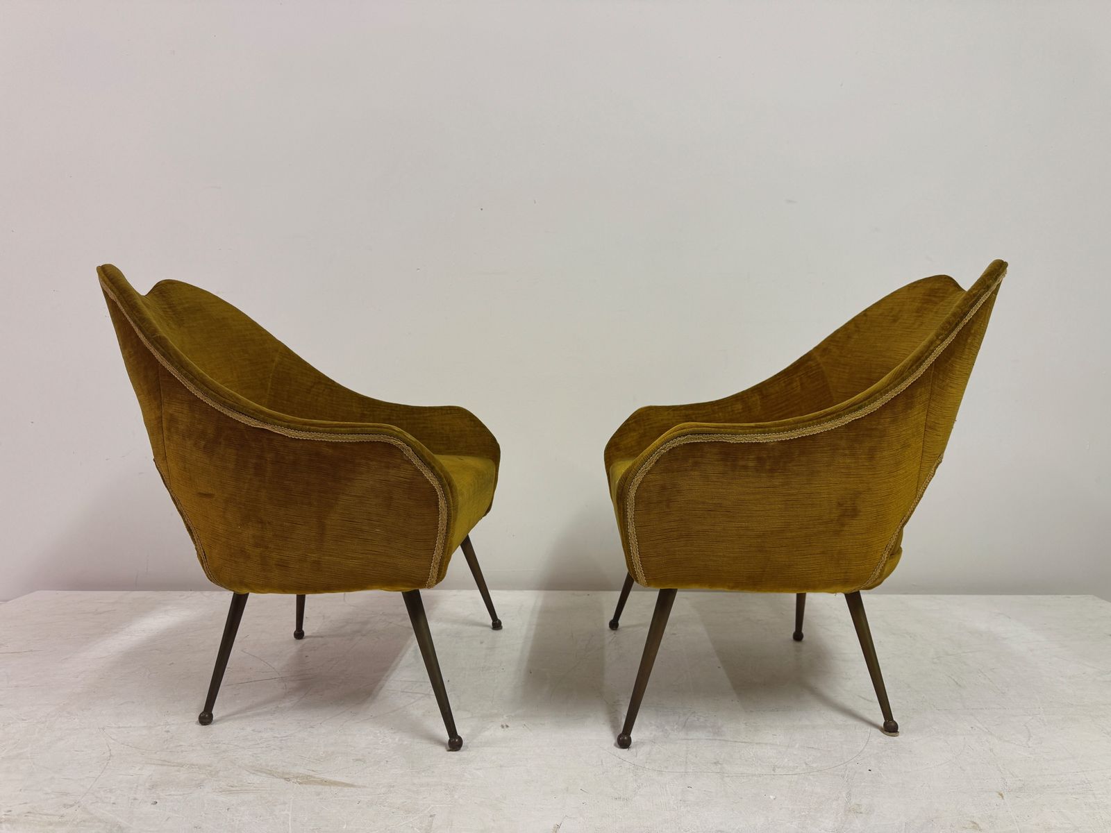 Pair Of Small 1950s Italian Armchairs photo vinterior