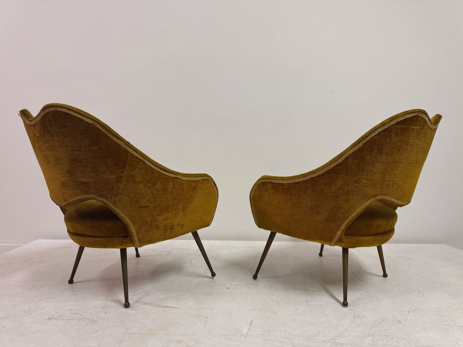 Pair Of Small 1950s Italian Armchairs photo buy