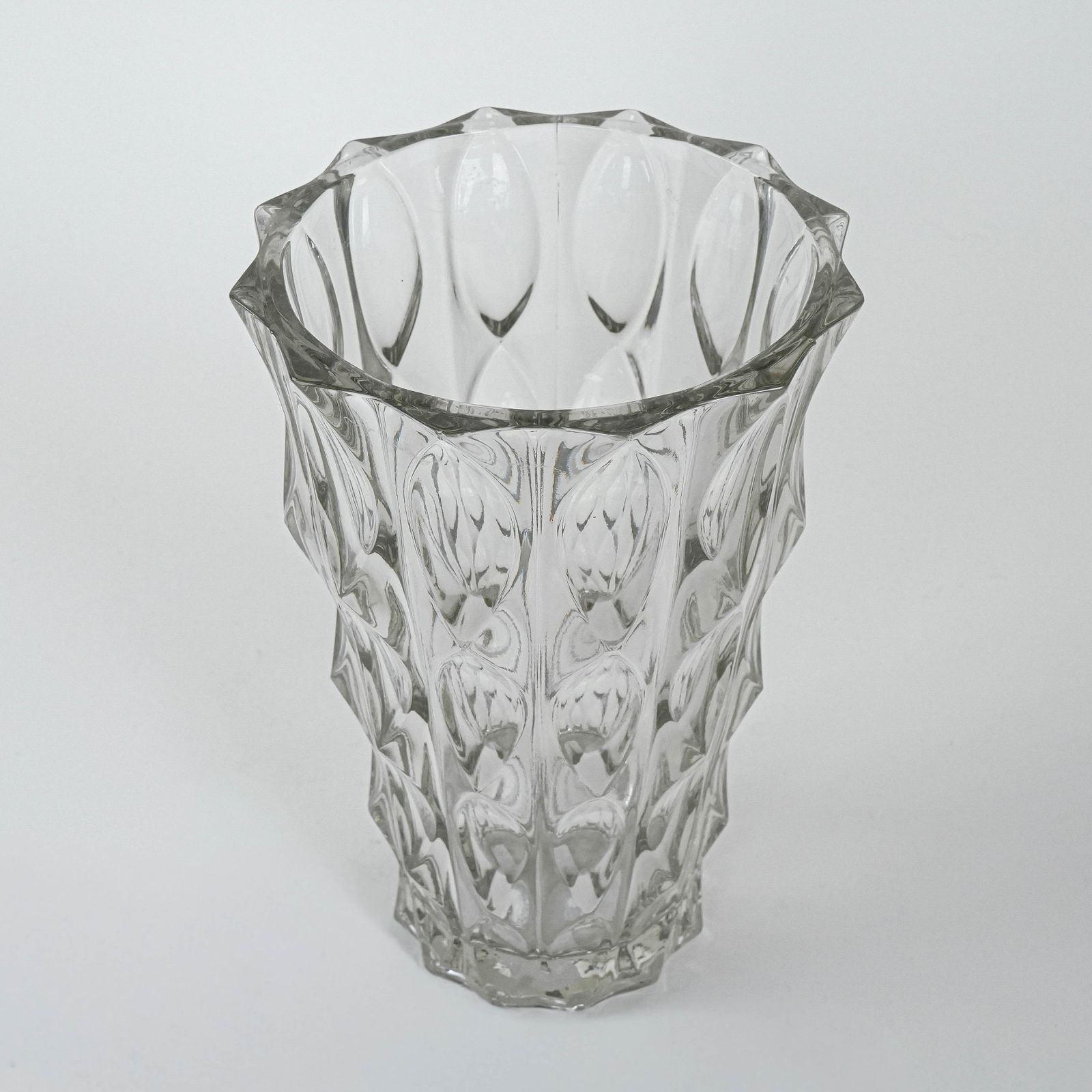 Crystal Vase, Italian Design, 1960s, Manufactured In Italy photo furniture