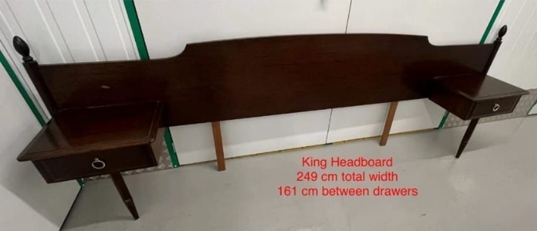 Stag Minstrel Headboard Mid Century Very Rare photo for sale
