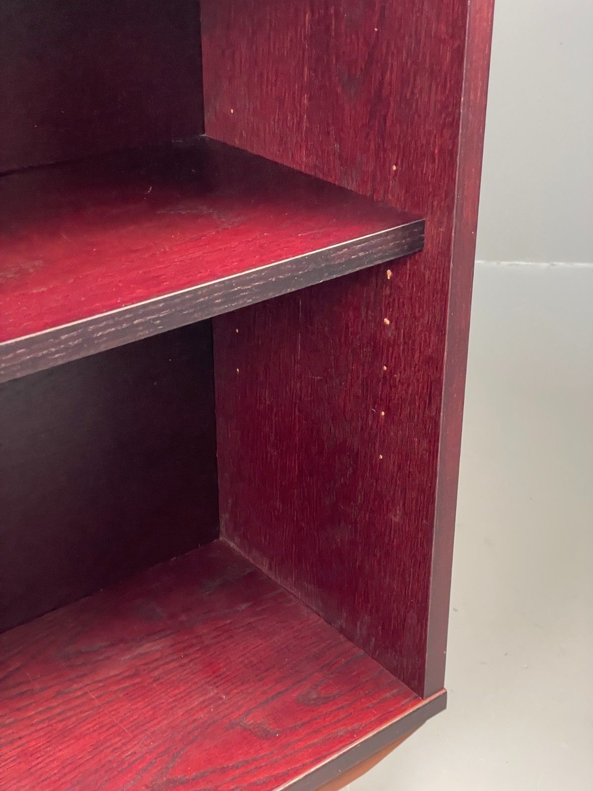 Vintage Dark Oak Bookcase Adjustable Shelf By Beaver & Tapley Eb11498 Mwoo photo vinterior