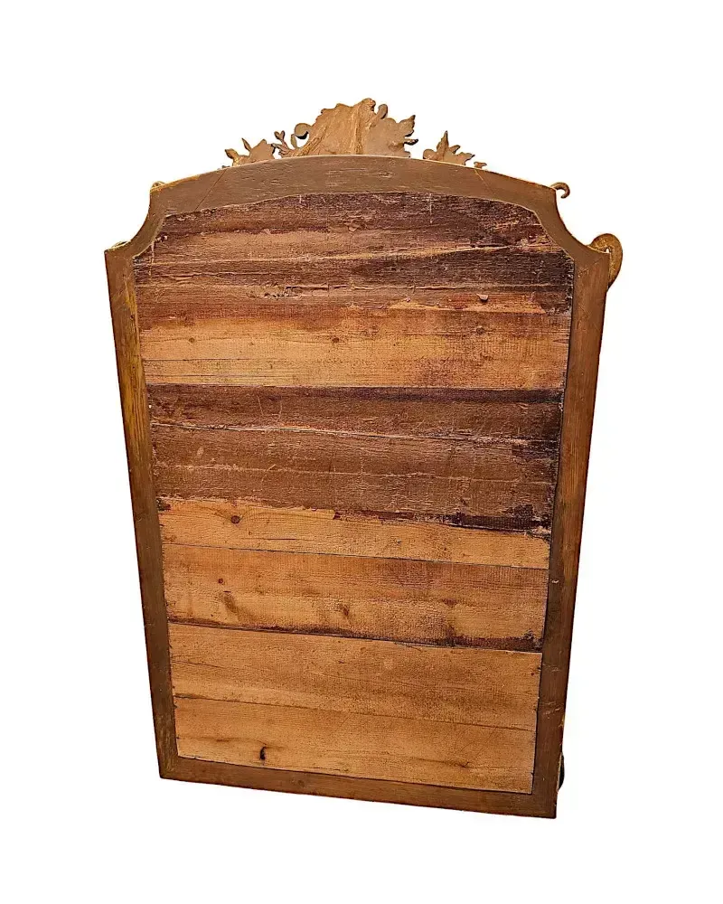 A Fabulous Large 19th Century Giltwood Hall Or Overmantel Mirror With Bevelled Glass photo vinterior