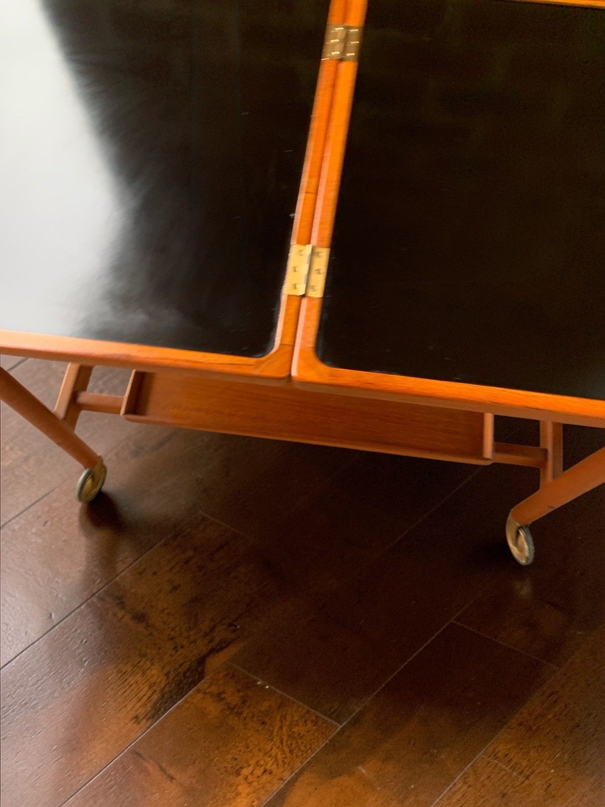 photo furniture Kurt østervig Model 112 Extendable Bar Cart, Danish Teak & Formica, Jason Mobler