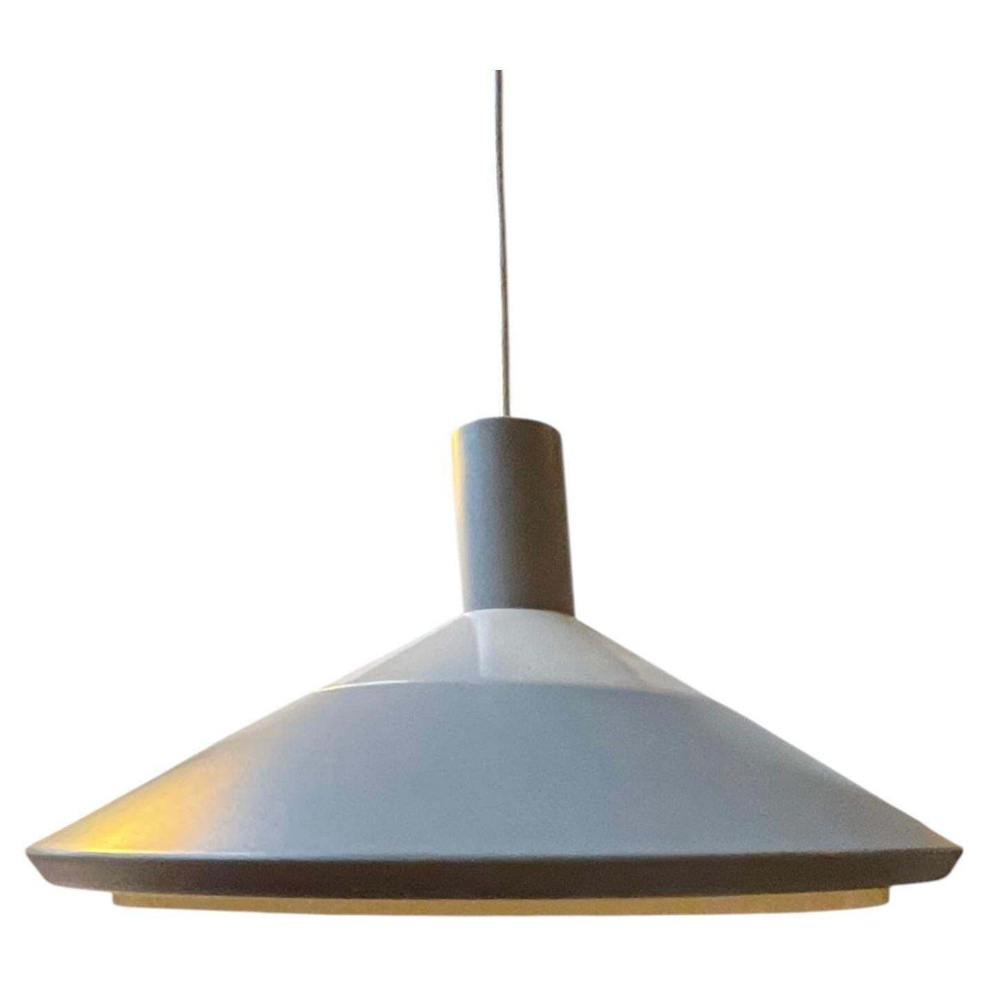 Vintage Louis Poulsen Grey Pendant Lamp 'Klassependel', 1960s