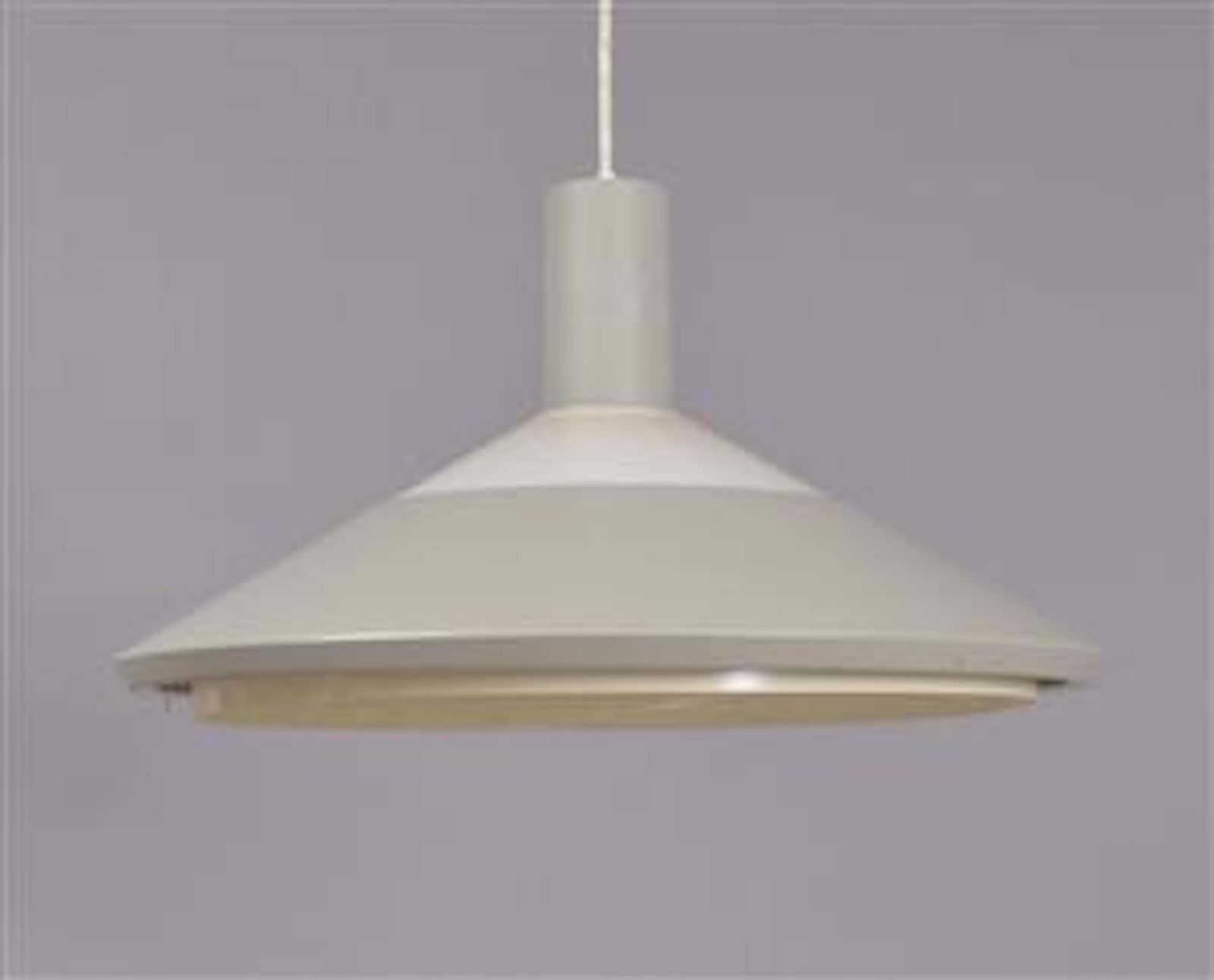 Vintage Louis Poulsen Grey Pendant Lamp 'Klassependel', 1960s photo vintage
