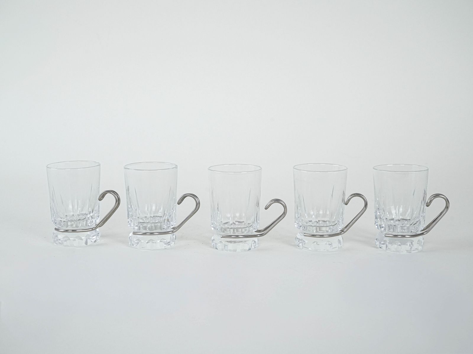 Set Of Tea Glasses, Italian Design, 1970s, Made In Italy photo Home Decor