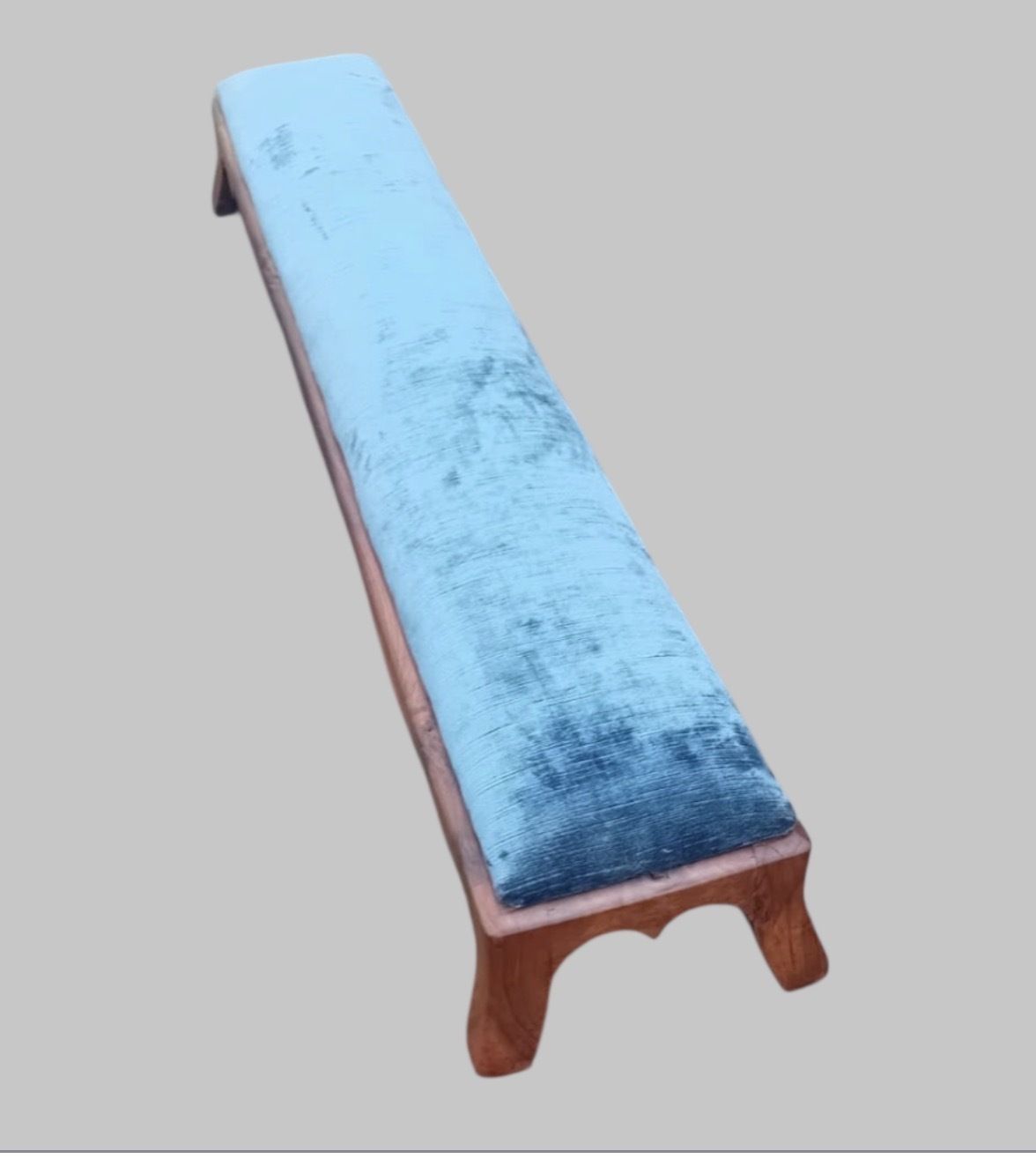 Early Early 20th Century Solid Walnut Fireside Fender Stool photo for sale