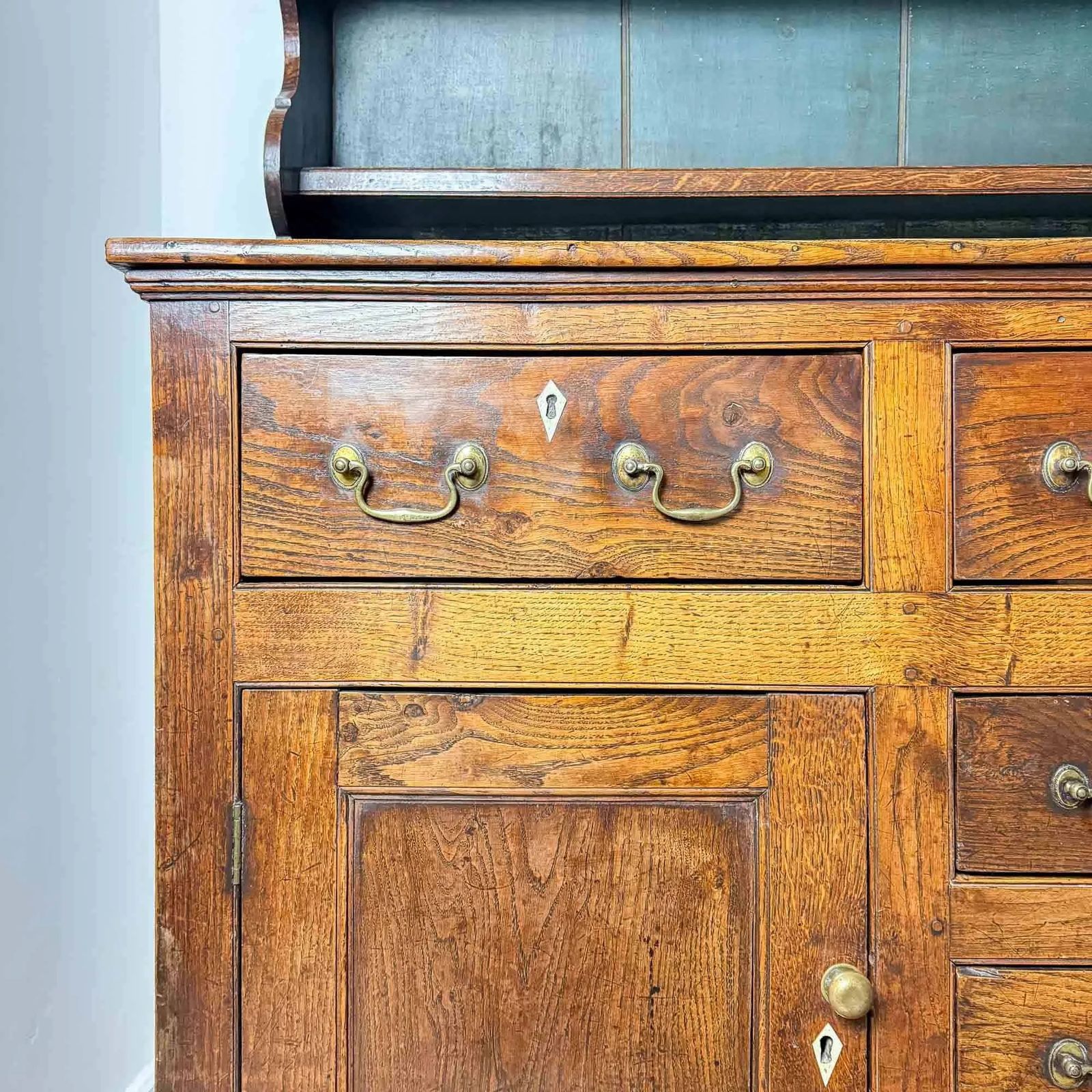 Georgian Elm And Oak Dresser photo furniture