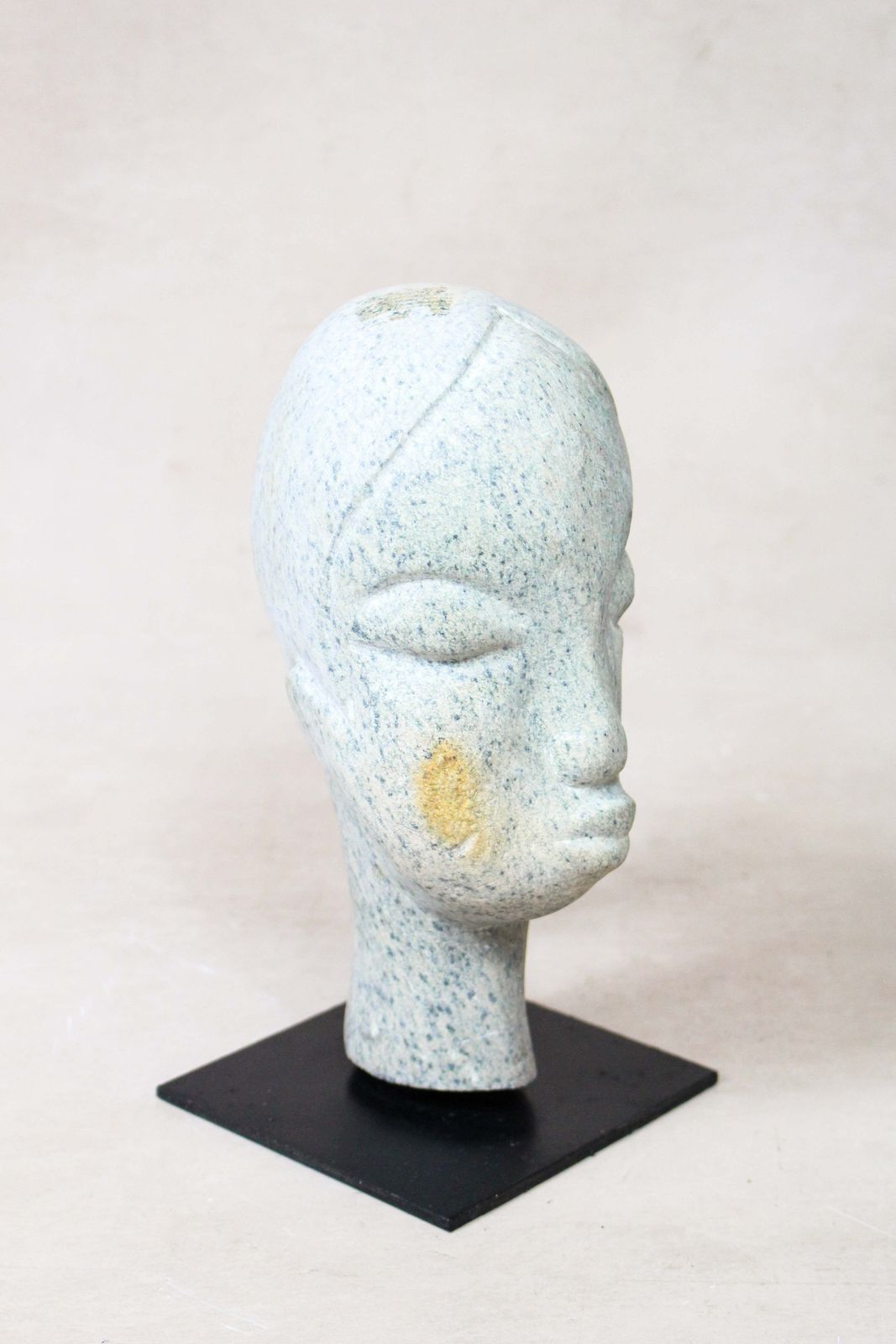 Stone Head Sculpture By Rizimu Chiwawa Zimbabwe 30.4 photo Art