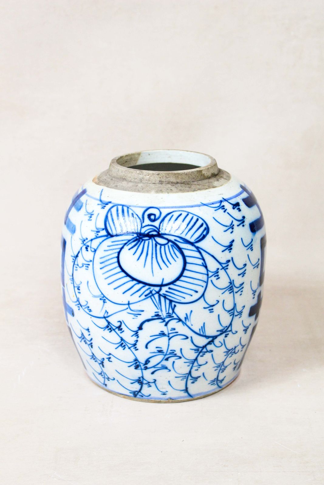 Old Blue & White Porcelain Jar   162.2 photo furniture