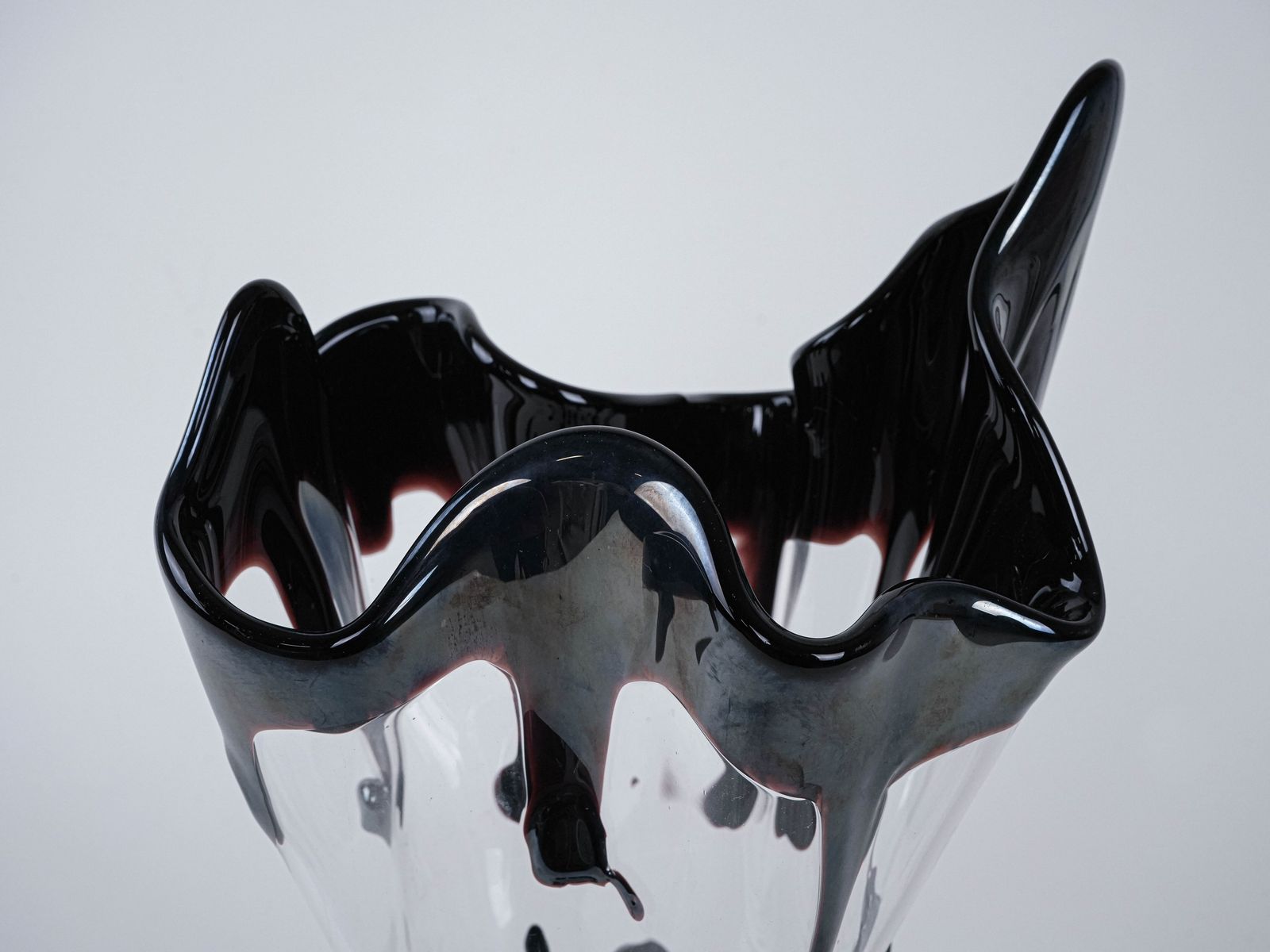 Murano Glass Vase, Italian Design, 1960s, Manufactured In Italy photo buy