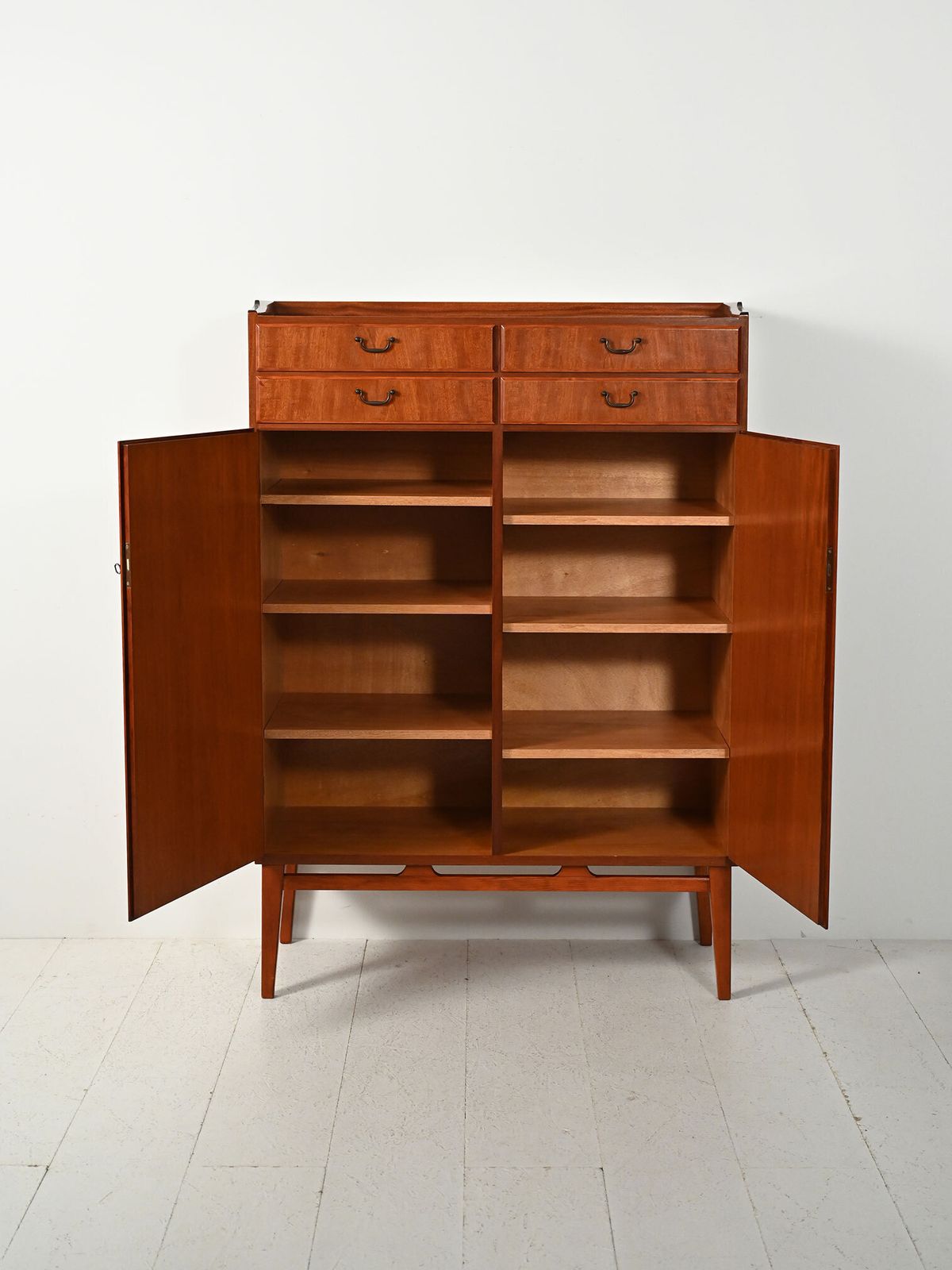 Scandinavian Mahogany Cabinet From The 1950s photo for sale