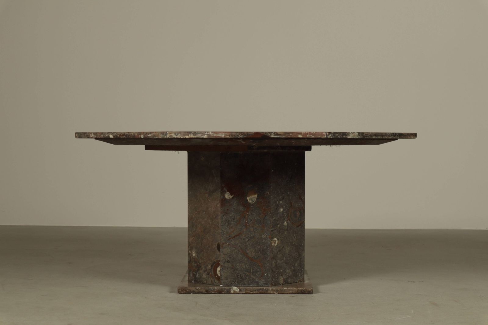 Coffee Table Made Of Fossil Stone, France, 1970s. photo vinterior