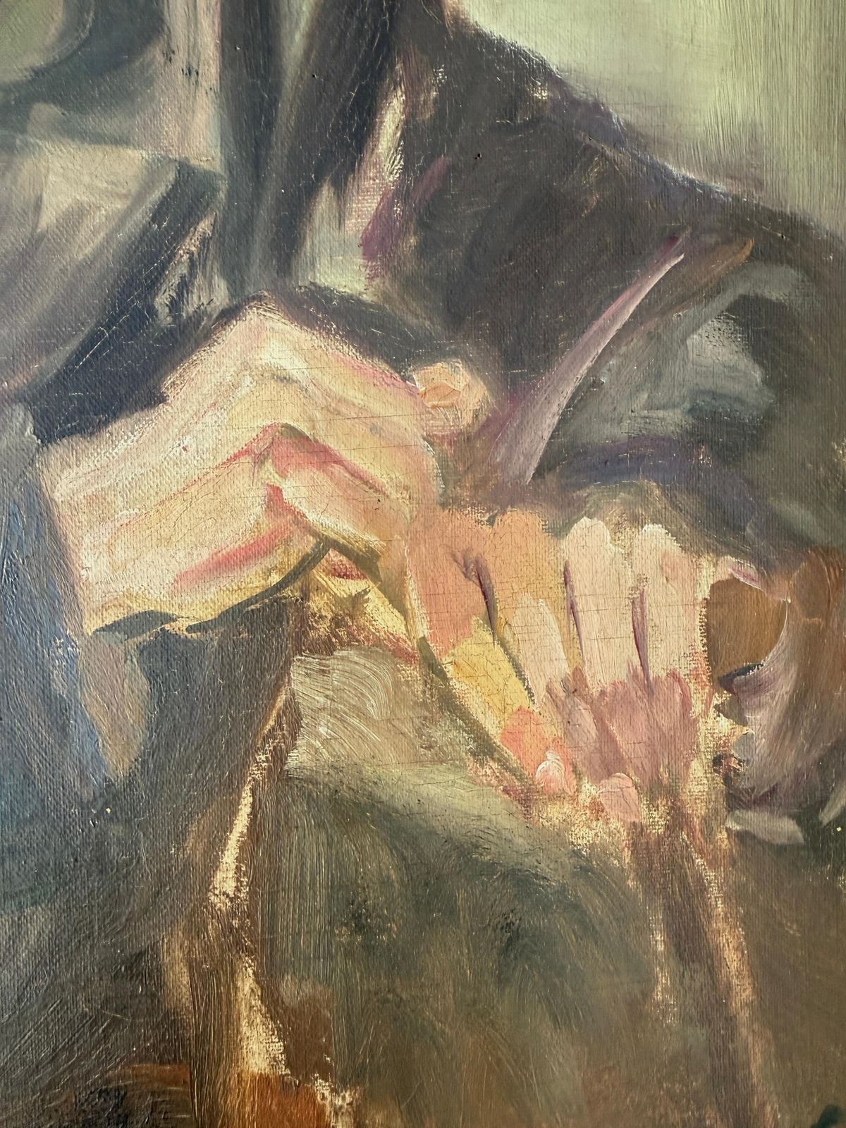 José Vilato Ruiz Fin – José Fin – Belangrijk Gesigneerd Olieverfportret, School Of Paris, Familie Picasso, Ca. Jaren 1940 photo for sale