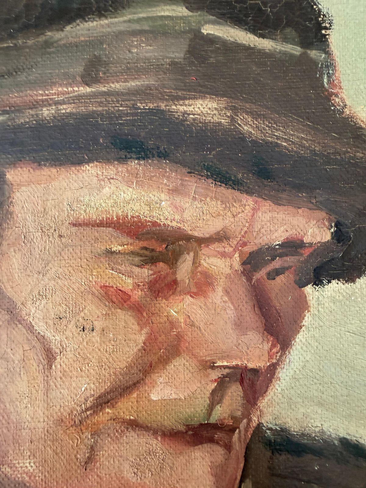 José Vilato Ruiz Fin – José Fin – Belangrijk Gesigneerd Olieverfportret, School Of Paris, Familie Picasso, Ca. Jaren 1940 photo 5950.0