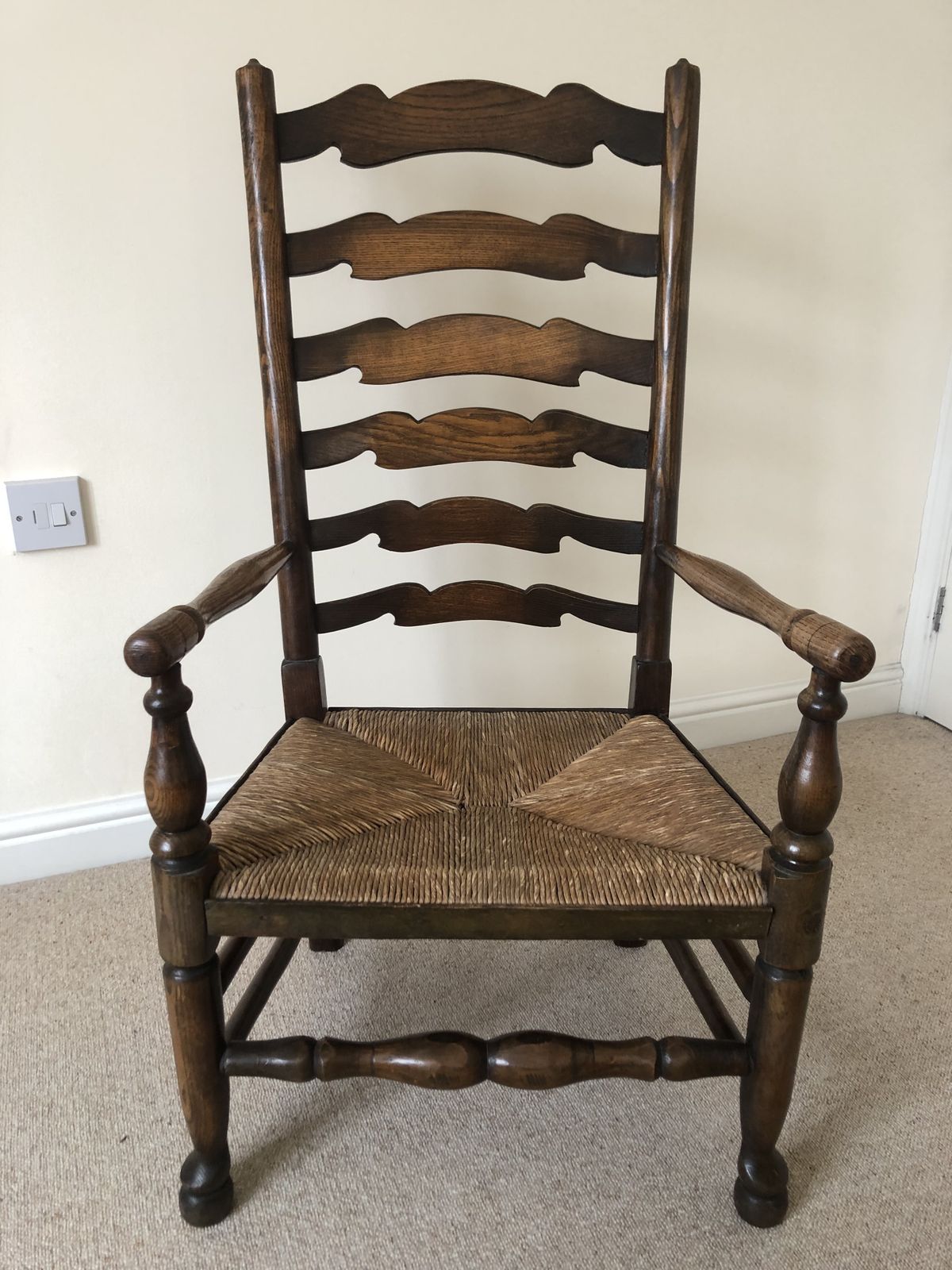 £50 Off: Ladderback Chair, Low Seat (To Suit A Child's Room, Or Nursing An Infant)