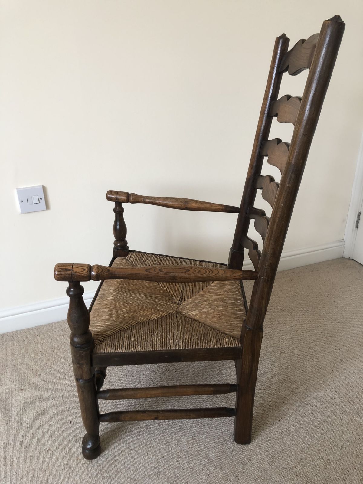 £50 Off: Ladderback Chair, Low Seat (To Suit A Child's Room, Or Nursing An Infant) photo furniture