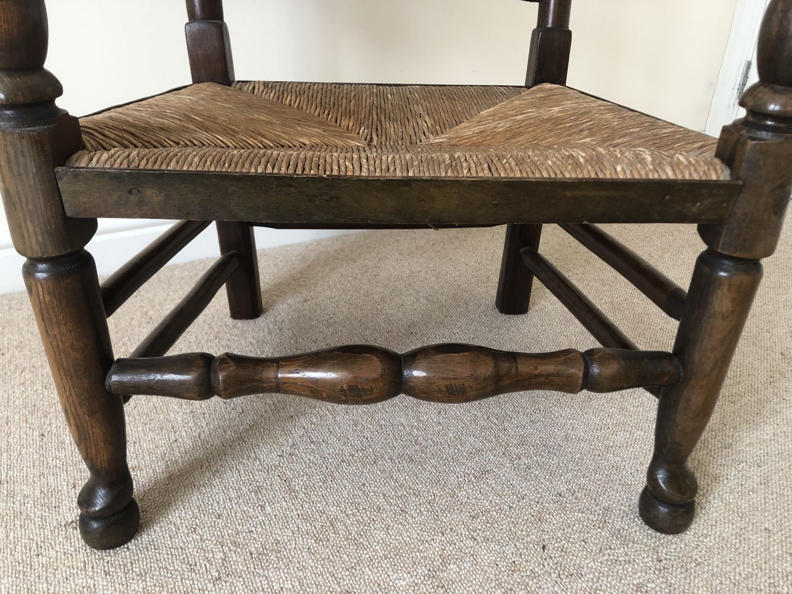 £50 Off: Ladderback Chair, Low Seat (To Suit A Child's Room, Or Nursing An Infant) photo vintage
