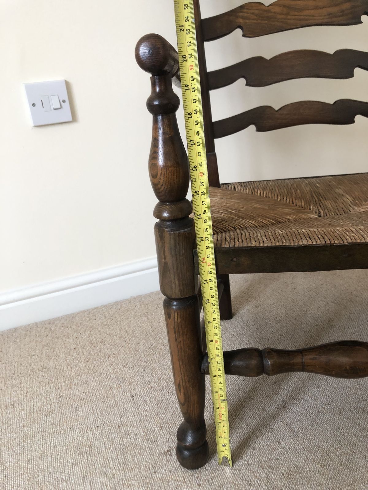 photo vinterior £50 Off: Ladderback Chair, Low Seat (To Suit A Child's Room, Or Nursing An Infant)