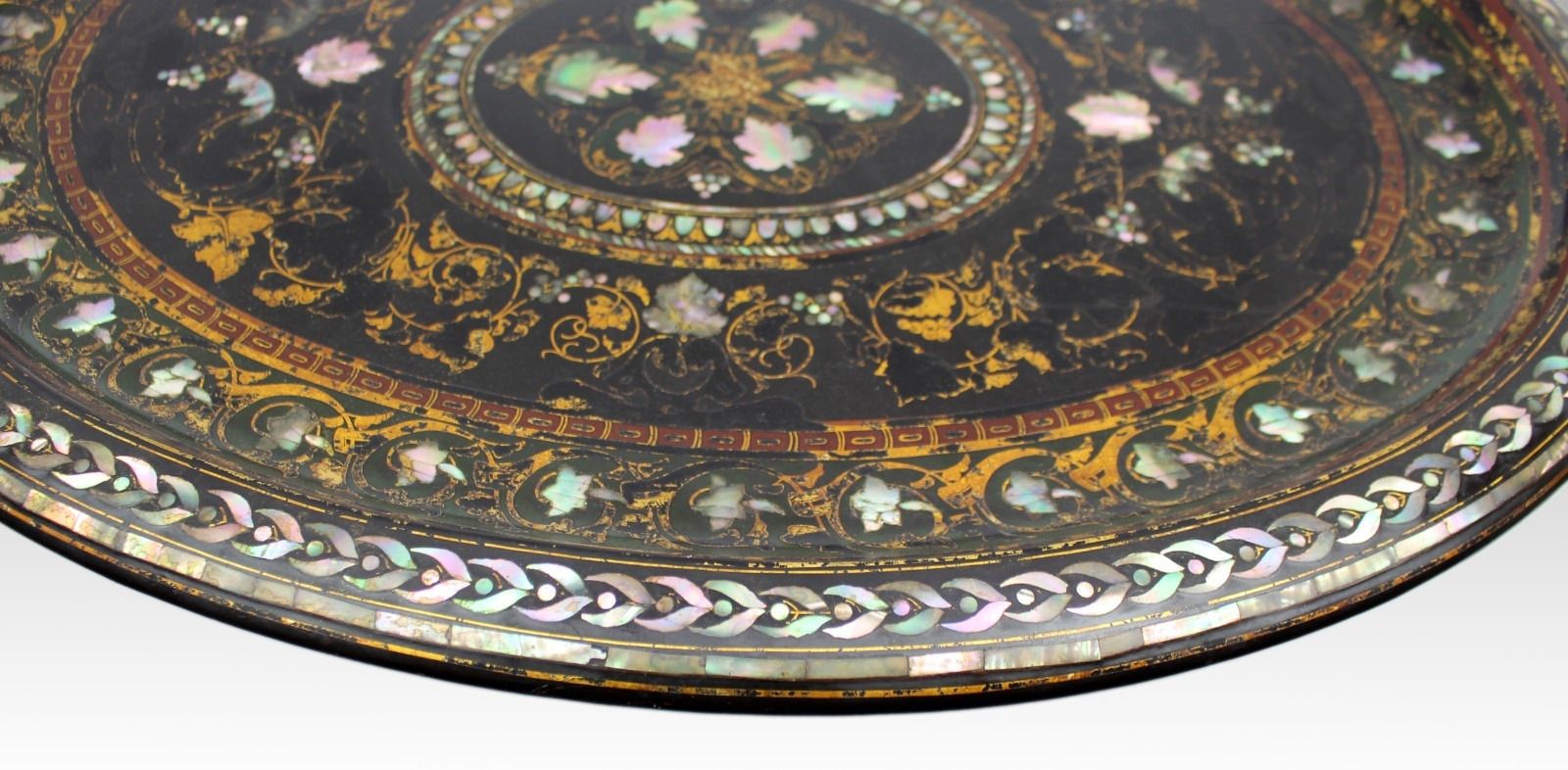 Victorian Oval Papier Mâché Tray By Benetfink & Co, London, C.1870 photo buy