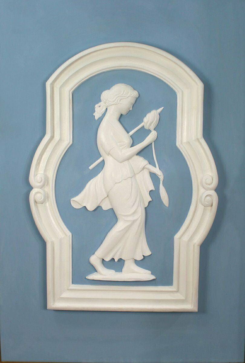12000.0 Very Large Plaster Panels Set In Gilt Frames, 1920s, Set Of 4 photo