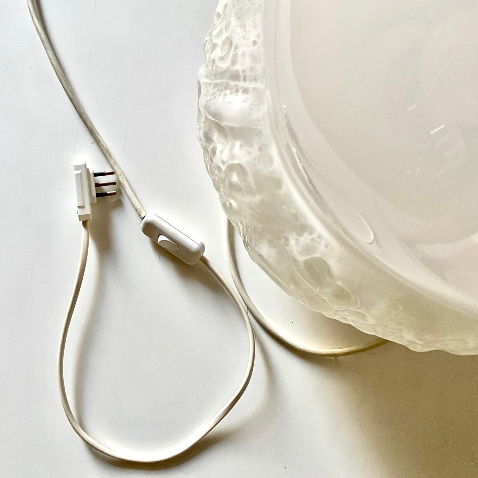 Murano Glass Table Lamp, Carlo Nason For Mazzega, Italy 1970s photo vintage
