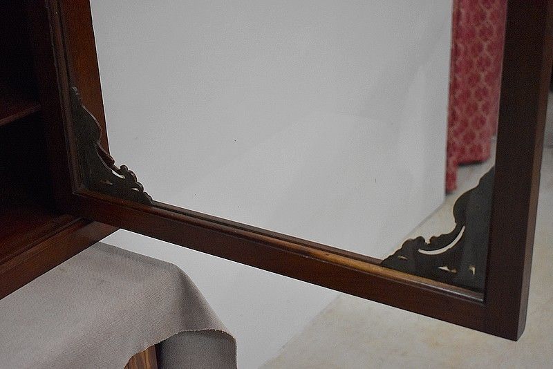 1680.96 Wall Display Case Mahogany, 19th photo