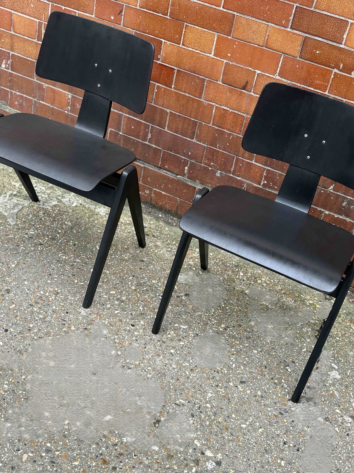 Pair Of Hillestak Chairs By Robin Day For Hille, United Kingdom Circa 1967 photo for sale