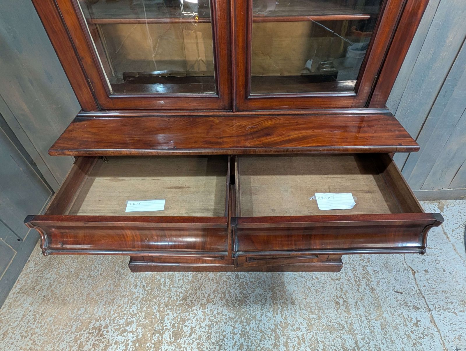 Fine Mahogany Victorian Chiffonier Bookcase With Detailing photo 954.0