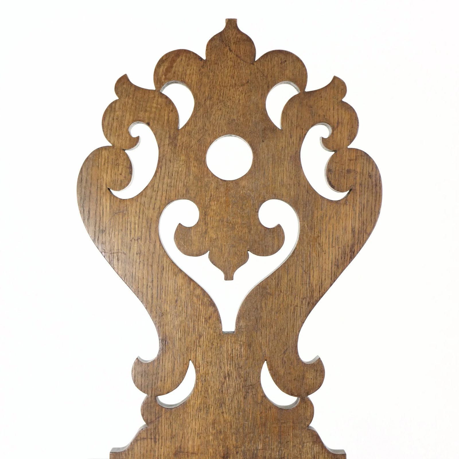 A Pair Of 19th Century German Carved Oak Hall Chairs photo 480.0