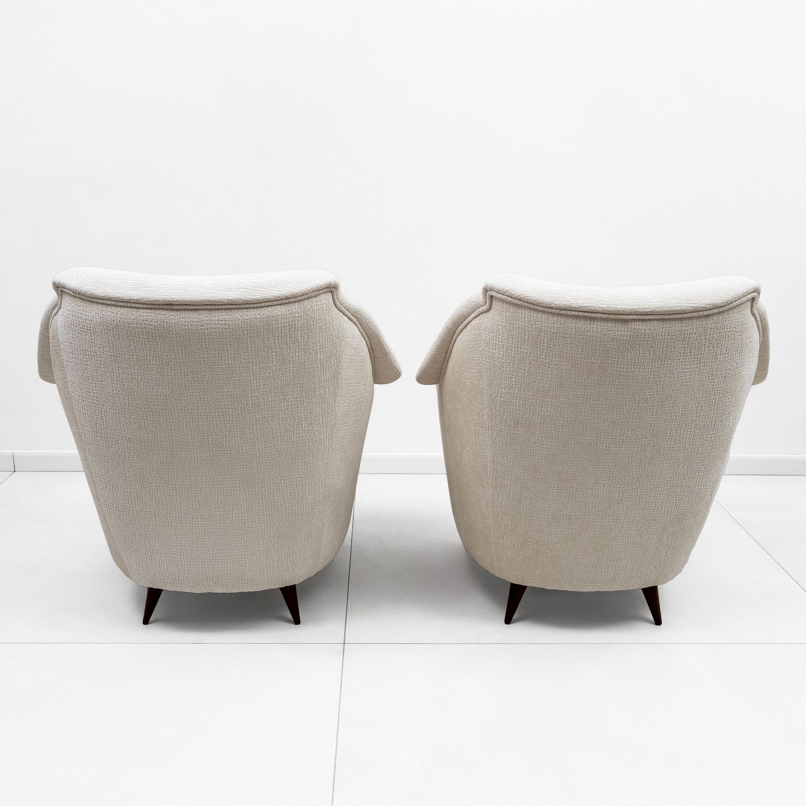 Pair Of Ico Parisi Midcentury Modern Italian Armchairs For Ariberto Colombo, 50s photo 4800.0