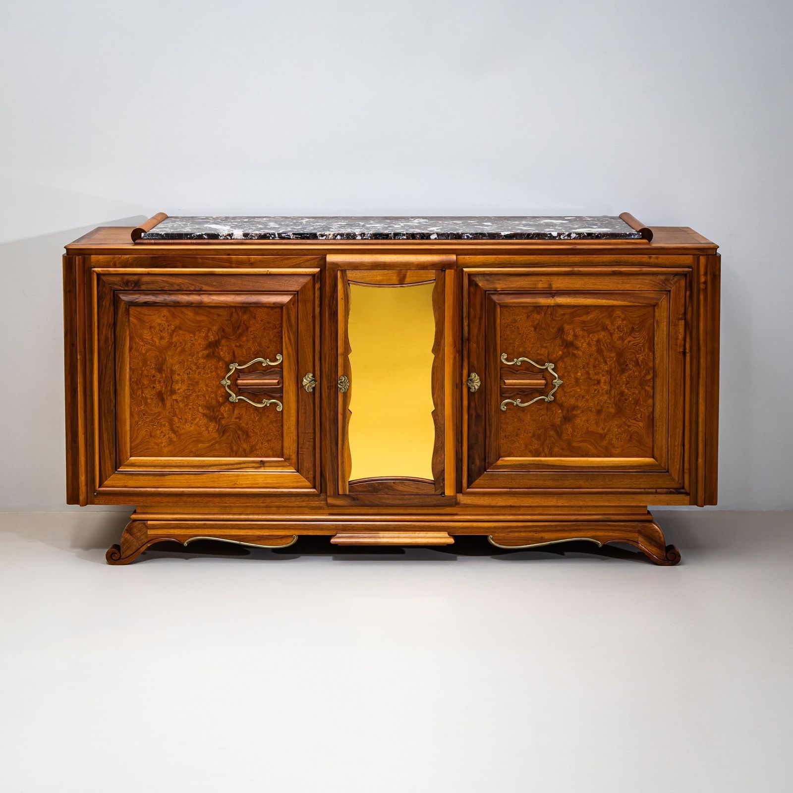 Art Deco Sideboard With Marble Top, France, 1930s photo furniture