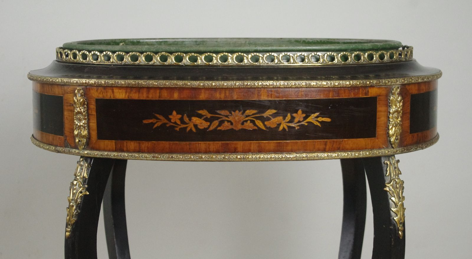 19th Century French Ebonised Jardiniere Table With Gilt Metal Mounts photo Home Decor