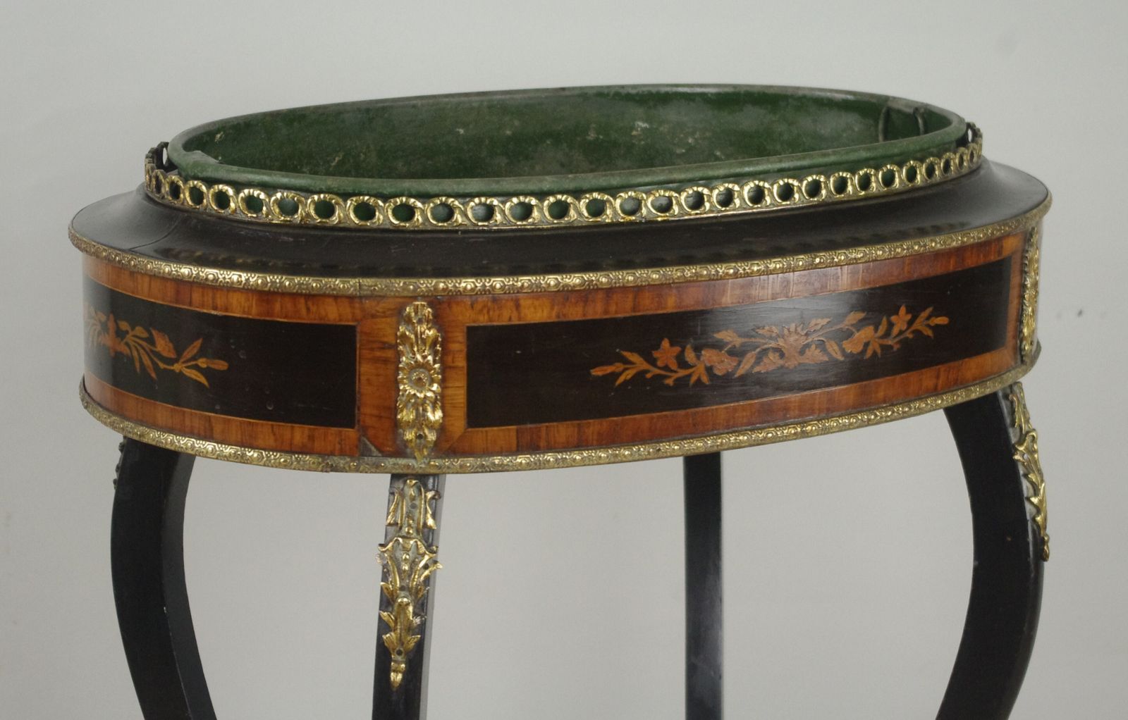 19th Century French Ebonised Jardiniere Table With Gilt Metal Mounts photo 1350.0