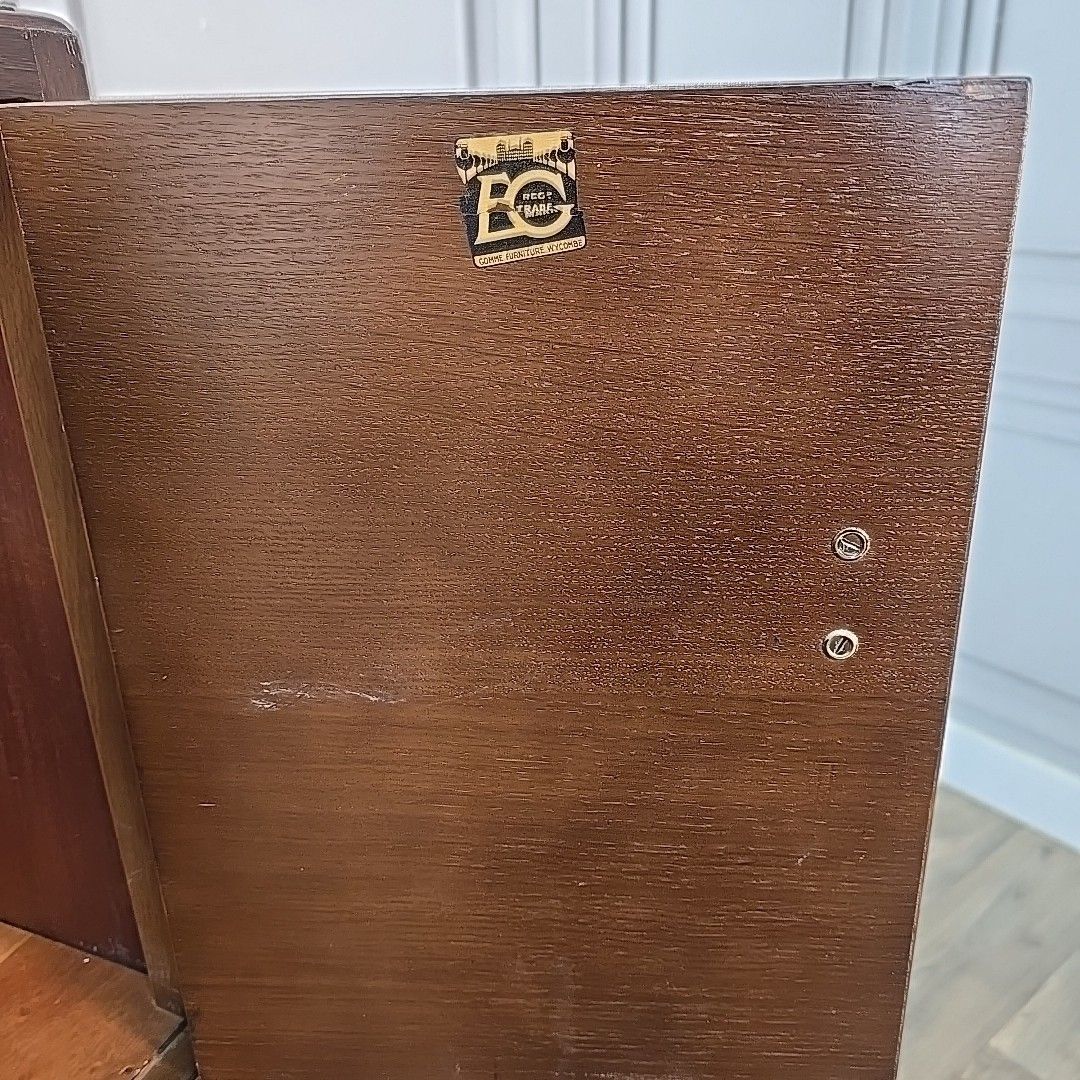 Vintage Tallboy Cabinet E Gomme G Plan Cupboard Drawers Gentleman's Wardrobe photo for sale