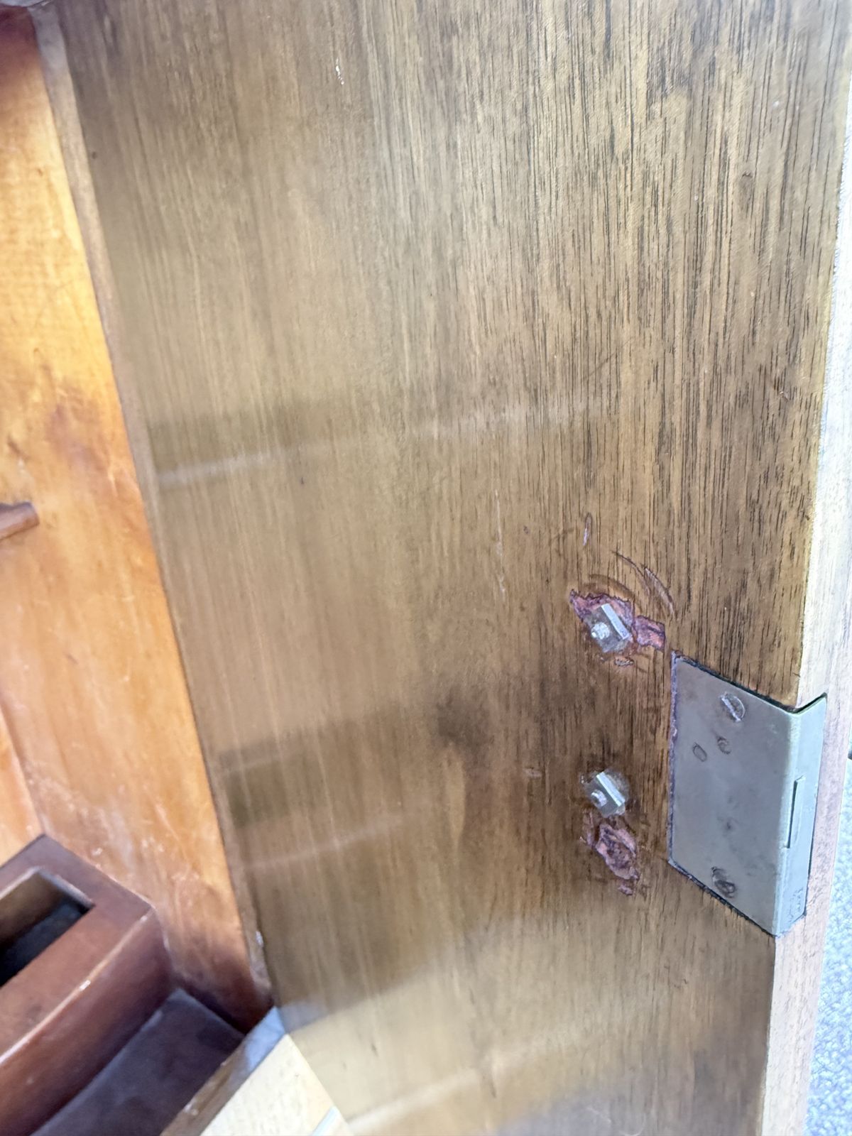 Exceptional 1930s Art Deco Burr Walnut Cocktail Cabinet With Mirrored Illuminated Bar photo vintage