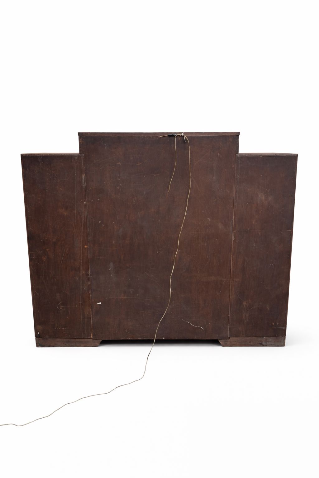 photo furniture Exceptional 1930s Art Deco Burr Walnut Cocktail Cabinet With Mirrored Illuminated Bar