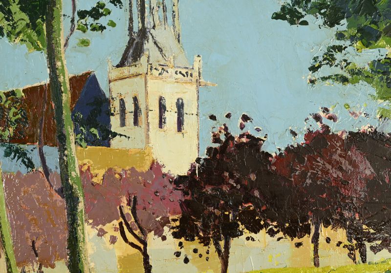 Spring Under The Park, 1980s, Oil On Canvas photo 210.0