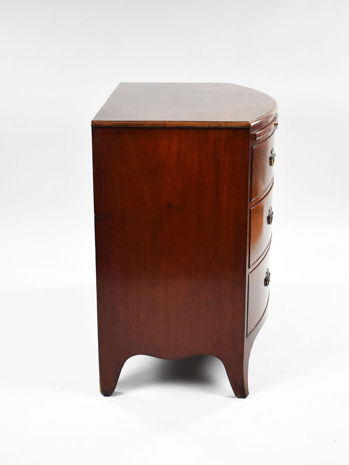 Regency Mahogany Bow Front Chest Of Drawers photo Furniture
