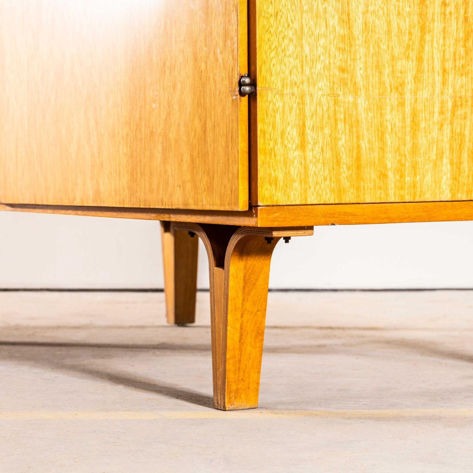 photo for sale 1960's Blonde Birch Mid Century Wardrobe
