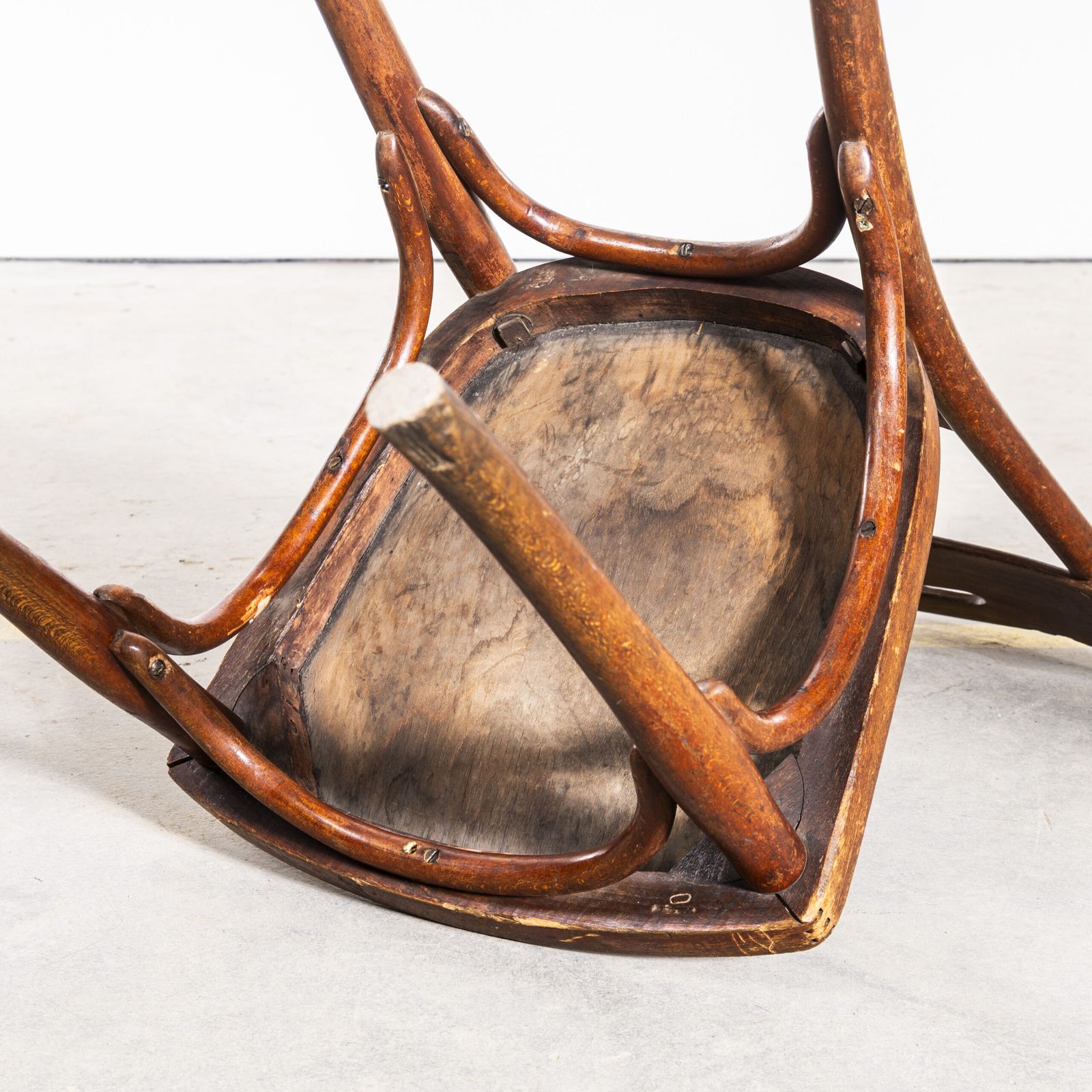 1940's Exceptional Early Bentwood Theatre Chairs   Set Of Four photo furniture