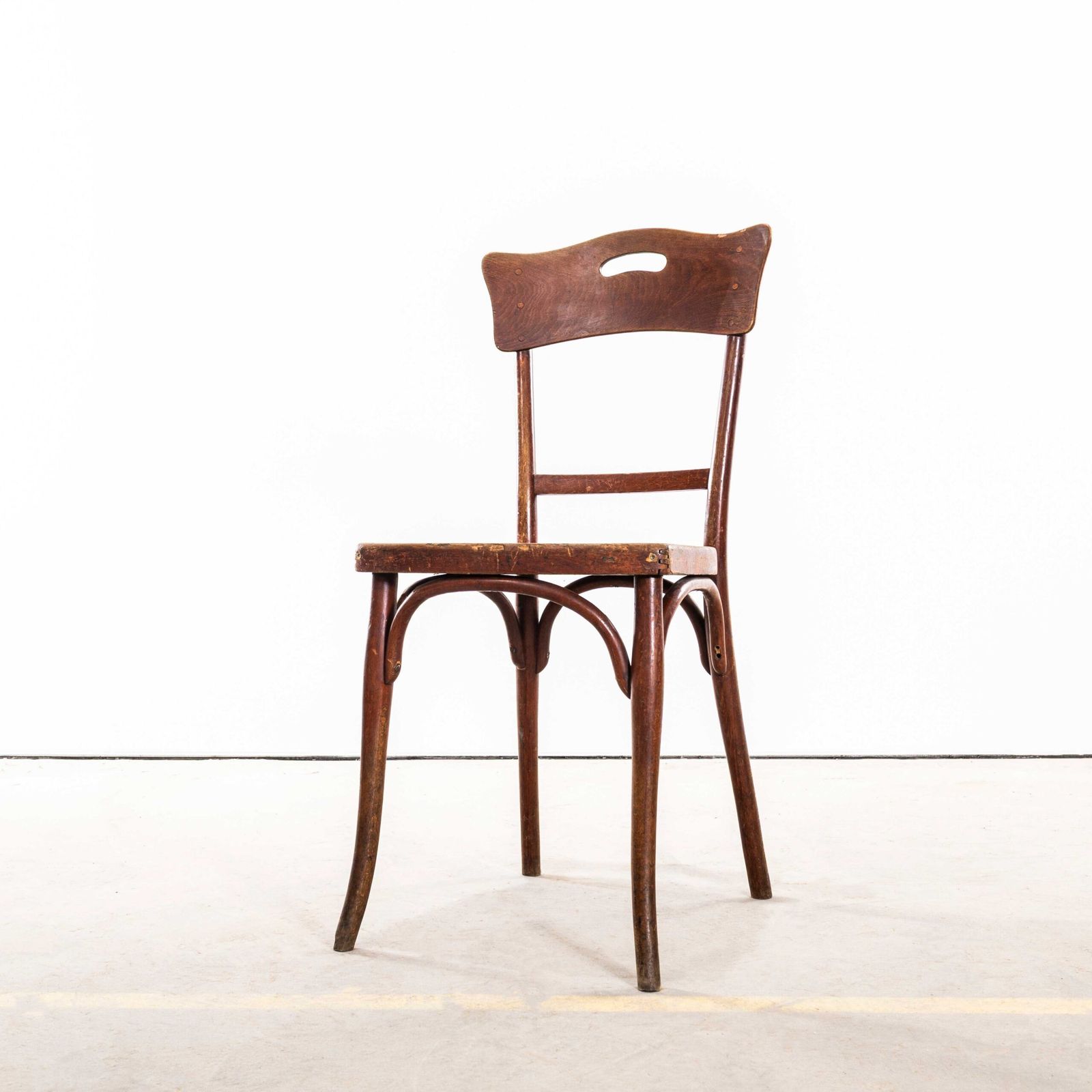 1940's Exceptional Early Bentwood Theatre Chairs   Set Of Four photo vintage