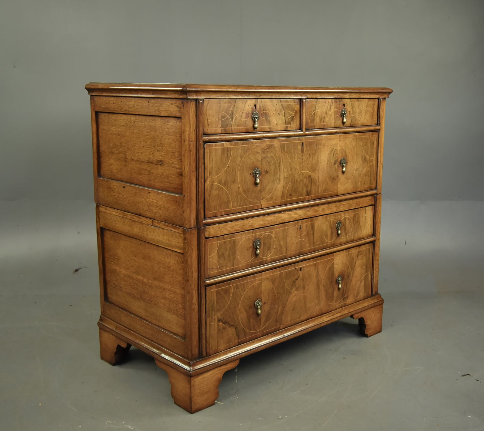 Georgian Walnut Chest Of Drawers photo for sale